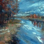 Best of Show: Sue Ann Ladd, Autumnal Glance, Oil on Canvas