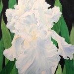 Rita Visser, My Favorite Iris, Watercolor