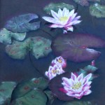Dottie Nortz, Water Lilies, Pastel