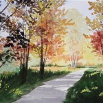 Ellie Miller, Goodmorning Swan Creek Park, watercolor
