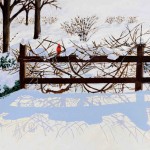 Carol Connoly Pletz, Snow Reflections, acrylic