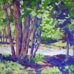 Virgina Kretz, Sidecut Park, gouache