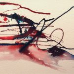 Marilyn Horner, Exciting Broken Bike, ink