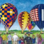 Kathy Genzman, Flying High, watercolor
