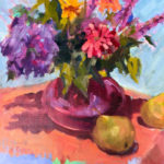 Susan Ritter, July's Bouquet, oil
