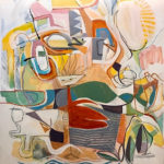 Julie Draeger, California Dreamin, acrylic