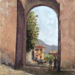 Michelle Arnold Paine, Opening in the Wall: Gate, oil on canvas