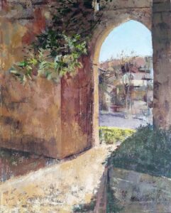 Michelle Arnold Paine, Fortress Gate, oil on canvas