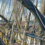 Kathy Palmer Genzman, Ship, Watercolor