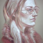 Angelika Manakhimova, Pink Glasses, Pastel